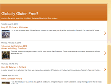 Tablet Screenshot of globallyglutenfree.blogspot.com