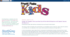 Desktop Screenshot of frontpagekids.blogspot.com