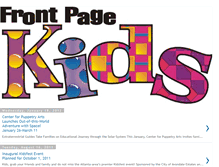 Tablet Screenshot of frontpagekids.blogspot.com