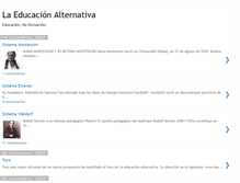 Tablet Screenshot of laeducacionalternativa.blogspot.com