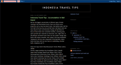 Desktop Screenshot of indonesiatraveltips.blogspot.com