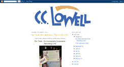 Desktop Screenshot of cclowell.blogspot.com