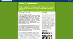 Desktop Screenshot of journey-to-supermomdom.blogspot.com