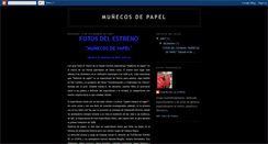 Desktop Screenshot of munecosdepapel.blogspot.com