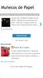 Mobile Screenshot of munecosdepapel.blogspot.com