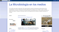 Desktop Screenshot of noticiasmicrobiologicas.blogspot.com