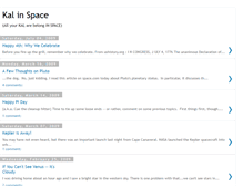 Tablet Screenshot of kalinspace.blogspot.com