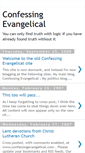 Mobile Screenshot of confessingevangelical.blogspot.com