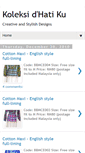 Mobile Screenshot of koleksidihatiku.blogspot.com