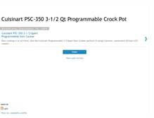 Tablet Screenshot of cheap-programmable-crock-pot.blogspot.com