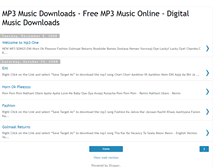 Tablet Screenshot of mp3-one-1.blogspot.com