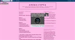 Desktop Screenshot of anekacipta.blogspot.com