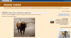 Desktop Screenshot of josemitoros.blogspot.com