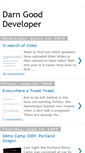 Mobile Screenshot of darngooddeveloper.blogspot.com