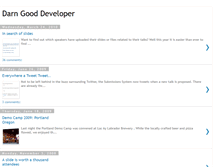 Tablet Screenshot of darngooddeveloper.blogspot.com