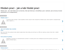 Tablet Screenshot of hledampraci.blogspot.com