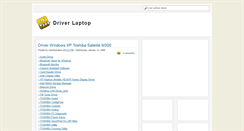 Desktop Screenshot of drivers-laptop.blogspot.com