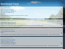 Tablet Screenshot of benchmarkfraud.blogspot.com
