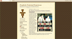 Desktop Screenshot of franciscanfriars.blogspot.com