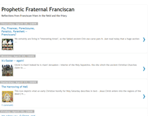 Tablet Screenshot of franciscanfriars.blogspot.com