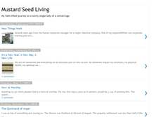 Tablet Screenshot of mustardseedlife.blogspot.com