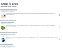 Tablet Screenshot of 4shares.blogspot.com