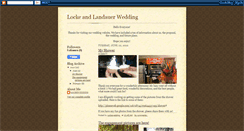 Desktop Screenshot of lockewedding.blogspot.com