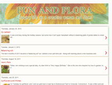 Tablet Screenshot of funandflora.blogspot.com