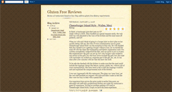 Desktop Screenshot of glutenfreereviews.blogspot.com