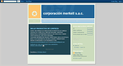 Desktop Screenshot of corporacionmerkellsac.blogspot.com