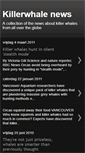 Mobile Screenshot of killerwhalenews.blogspot.com