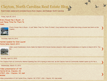Tablet Screenshot of claytonraleighhomes.blogspot.com