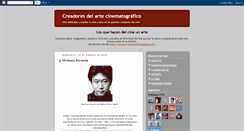 Desktop Screenshot of hacedoresdecine.blogspot.com