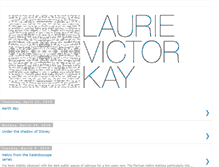 Tablet Screenshot of laurievictorkayblog.blogspot.com