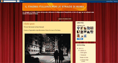 Desktop Screenshot of ilcinemaitalianoperlestradediroma.blogspot.com