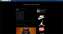 Desktop Screenshot of calvinasincalvin.blogspot.com