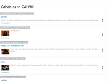 Tablet Screenshot of calvinasincalvin.blogspot.com