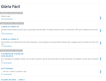 Tablet Screenshot of gloriafacil.blogspot.com