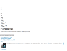 Tablet Screenshot of picnoleptics.blogspot.com