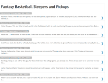 Tablet Screenshot of bballsleepers.blogspot.com