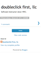 Mobile Screenshot of doubleclickfirst.blogspot.com