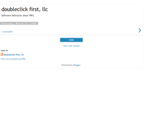 Tablet Screenshot of doubleclickfirst.blogspot.com