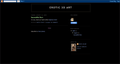 Desktop Screenshot of erotic3dart.blogspot.com