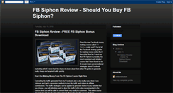 Desktop Screenshot of fbsiphonreview-bonus-scam.blogspot.com