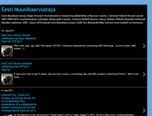 Tablet Screenshot of muusikaarvustaja.blogspot.com