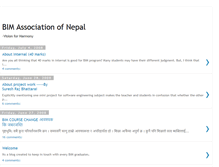 Tablet Screenshot of bimnepal.blogspot.com