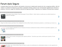 Tablet Screenshot of forumassisseguro.blogspot.com