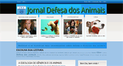 Desktop Screenshot of jornalanimais.blogspot.com