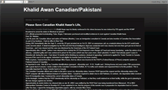 Desktop Screenshot of khalidawan.blogspot.com