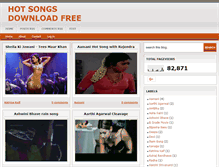 Tablet Screenshot of hotsongsdownload.blogspot.com